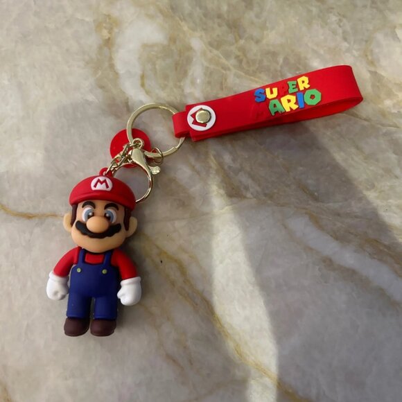 New! NINTENDO SUPER MARIO Brothers & Luigi Key Chains Action figure Pendant toy! - Picture 6 of 11